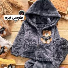 ست سوییشرت شلوار تدی35ـ40ـ45 دخترانه پسرانه