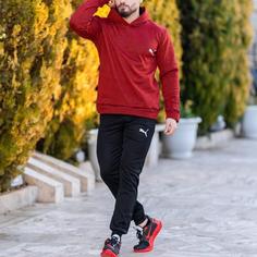 ست سویشرت شلوار puma مدل Donir (زرشکی) S