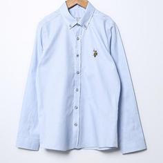 پیراهن آستین بلند بچه گانه پسرانه رصان آبی برند u s polo assn 5002935302