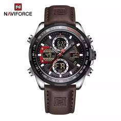 ساعت مچی مردانه نیوی فورس Naviforce 9197 NF S/B/D.BN بند چرم