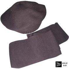 شال و کلاه بافت مدل shk131 Textured scarf and hat shk131