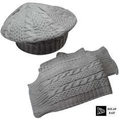 شال و کلاه بافت مدل shk142 Textured scarf and hat shk142