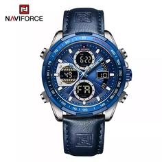 ساعت مچی مردانه نیوی فورس Naviforce 9197 NF S/BE/BE بند چرم