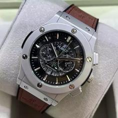 ساعت مچی مردانه هابلوت تقویم نمایان طرح کرنو موتور  شرکتی HUBLOT