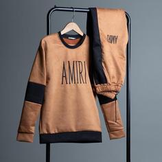 ست بلوز و شلوار مردانه AMIRI GRAY مدل 2980