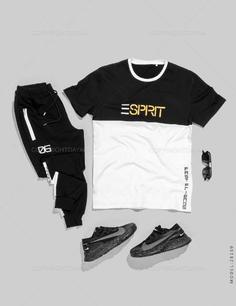 ست تیشرت و شلوار مردانه Esprit مدل 28169