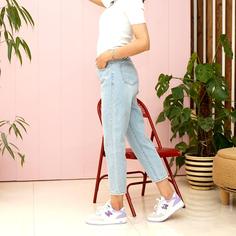 شلوار جین دخترونه 9748 THREE JEANS