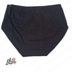 شورت نخی سایز XL ساده گلبرگ مشکی