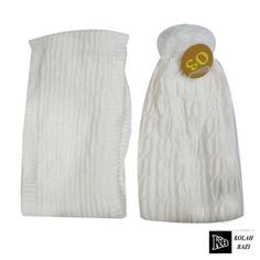 شال و کلاه بافت مدل shk56 Textured scarf and hat shk56