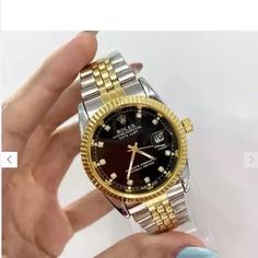 ساعت رولکس مردانه طرح دیت جاست ROLEX DATE JUST نقره ای طلایی