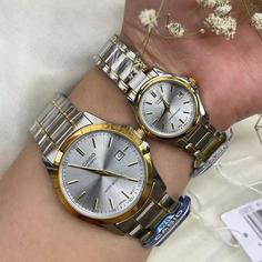 ساعت ست مردانه و زنانه کاسیو  casio  مدل MTP 1199 استیل و موتور ژاپن  