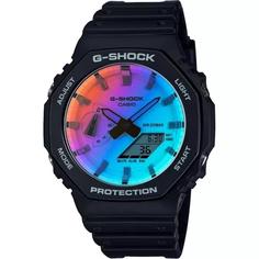    ساعت مچی مردانه جیشاک دو زمانه کرنومتردار موتور پمپی  G-SHOCK GA-2100 KR11