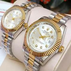 ست زنانه مردانه ساعت مچی رولکس موتور ژاپن Rolex date just