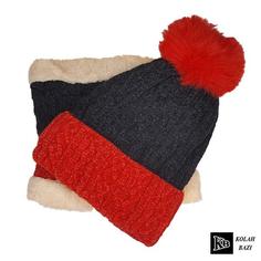 شال و کلاه بافت مدل skc17 Textured scarf and hat skc17