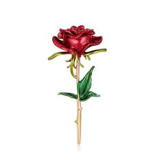 گل سینه زنانه مدل BIG ROSE کد 00595