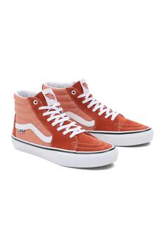 کفش کژوال زنانه ونس اورجینال Vans vans-skate-sk8-hi-brnt-och-ayakkabi-vn0a