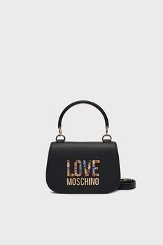 کیف رودوشی لوگو دار زنانه | موسچینو Moschino JC4337PP0IKJ0000