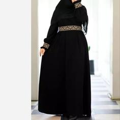 عبا کرپ الیزه درجه یک گلدوزی