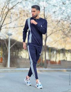 ست بلوز و شلوار مردانه Adidas مدل 35252