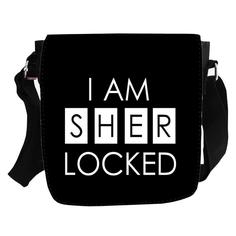 کیف دوشی طرح I am sher locked مدل KP-199