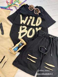 تیشرت شلوارک WILD BOYکد۱۳۳۳