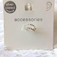 گوشواره ایرکاف روکش نقره برند اروپایی accessories