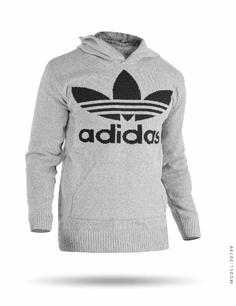 هودی بافت مردانه کلاه دار Adidas مدل 30799