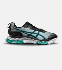 کفش کتانی مردانه آبی سبز ASICS GORETEX مدل 5227