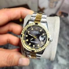 ساعت مچی مردانه رولکس ROLEX  قفل اصلی تقویم دار  در سه رنگ با باتری