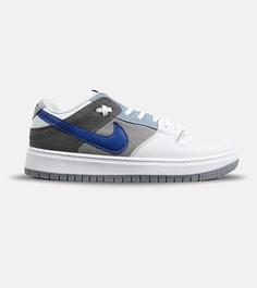 کفش کتانی مردانه سفید طوسی آبی نایک NIKE SB مدل 6547