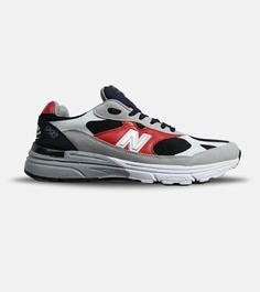 کفش کتانی بزرگ پا طوسی قرمز سرمه ای NEW BALANCE 993 مدل 6572