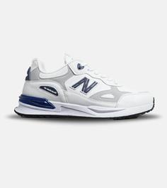 کفش کتانی مردانه سفید سرمه ای NEW BALANCE yg niubailun مدل 6307