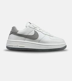 کفش کتانی بزرگ پا سفید طوسی NIKE AIR FORCE مدل 6325