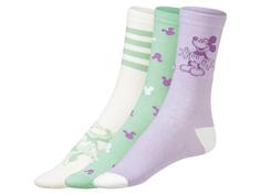 پک جوراب ۳ جفتی زنانه برند اسمارا طرح میکی موس کد ۴۳۰۴۸۳ Womens socks