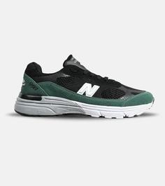 کفش کتانی بزرگ پا مشکی سبز NEW BALANCE 993 مدل 6563