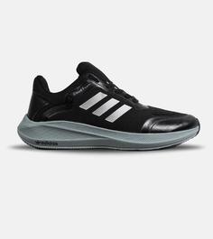 کفش کتانی مردانه و زنانه مشکی طوسی ADIDAS CLOUD Foam مدل 6504