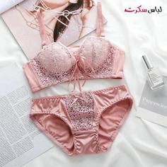 ست لباس زیر فانتزی گیپوری فنردار ls8896