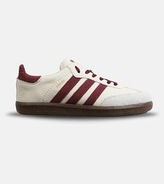 کفش کتانی مردانه و زنانه کرم زرشکی ADIDAS Samba مدل 6359