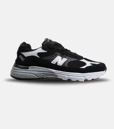 کفش کتانی بزرگ پا مشکی طوسی NEW BALANCE 993 مدل 6335