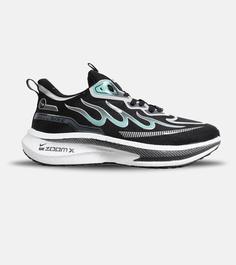 کفش کتانی مردانه مشکی آبی NIKE zoom X مدل 6461