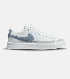 کفش نایک مردانه و زنانه سفید آبی Nike Blazer Low 77 مدل 6495