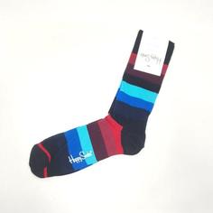 جوراب نخی بلند زنانه، مردانه مدل Happy socks کد bano914