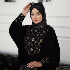 عبا مجلسی با خرجکار مخمل سوزندوزی زنانه