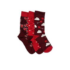 جوراب طرح دار زنانه برند FUN SOCKS (پک 3 عددی ) کد b3656