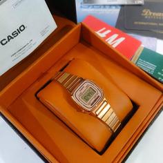 ساعت زنانه کاسیو نوستالژی CASIO LA670W رزگلد

