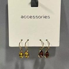 ست گوشواره آویز اشکی برند Accessories