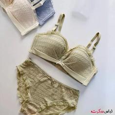 لباس زیر ست شورت و سوتین اسفنجی ls8083