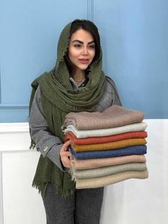 شال نخی کنفی wool وارداتی کد 1060