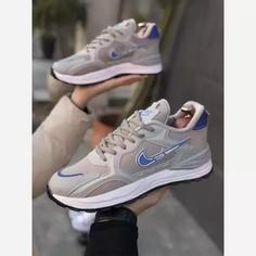 کفش اسپرت مردانه مدل nike کیفیت ساخت بسیار بالا سایز 41 تا 44 رنگ طوسی آبی. فروشگاه همیشه تخفیف 