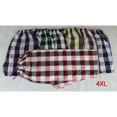 شلوارک مردانه سایزبزرگ 4xl و 5xl مدل شطرنجی 